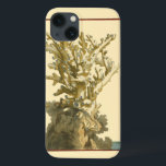 Coral by the Sea iPhone 13 Case<br><div class="desc">Get this modern piece of artwork today with cream coloured background. This piece of art contains a silhouette,  translucent coral that is very sharp and vivid. It's a contemporary art piece that will be perfect for any type of nautical theme you are trying to go for.</div>