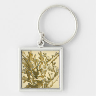 Coral by the Sea Key Ring