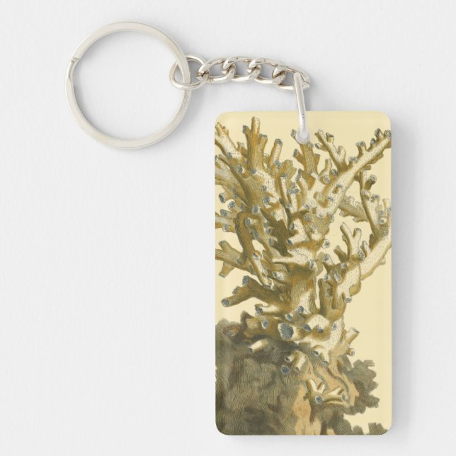 Coral by the Sea Key Ring (Front)