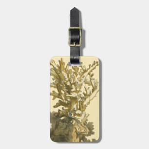 Coral by the Sea Luggage Tag