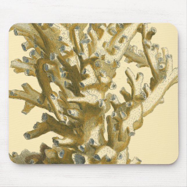 Coral by the Sea Mouse Mat (Front)