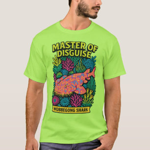 Coral-Camouflage Wobbegong Shark T-Shirt