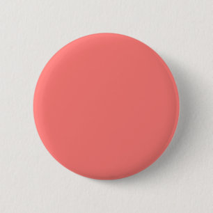 Coral coral 6 cm round badge
