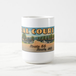 Coral Court Motel Panoramic  Mug