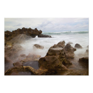 Coral Cove Park beach, Florida Photo Print