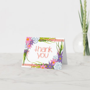 Coral Crush Thank You Very Much Card