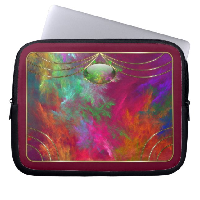 Coral Depths Laptop Sleeve (Front)