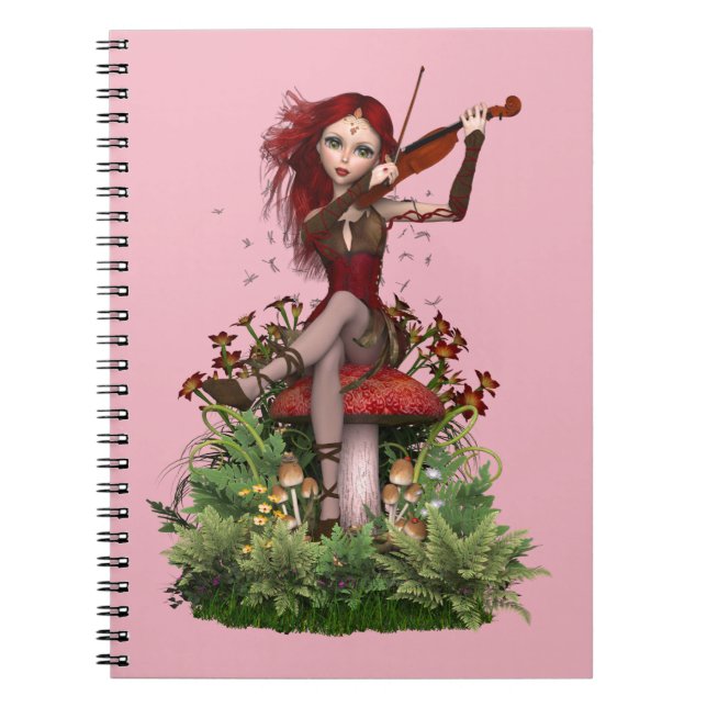 Coral Fairy ~ Sweet Melody Notebook (Front)