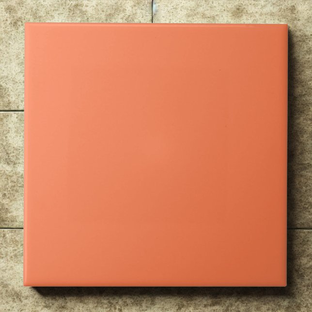 Coral #ff7f50 Vibrant Accent Tile (Creator Uploaded)