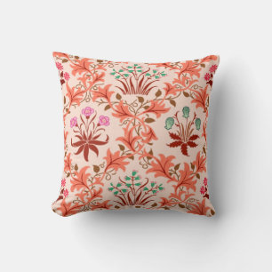 Coral Floral Decor Cushion