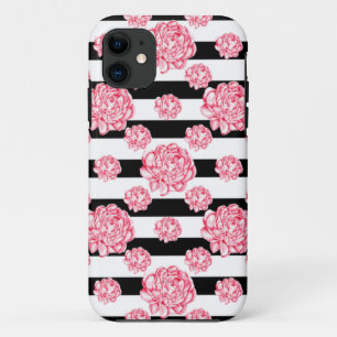 Coral Floral Tie iPhone 11 Case