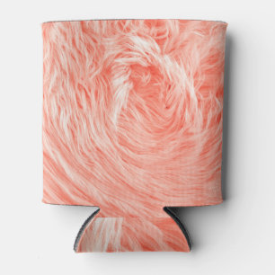 Coral Fluffy Fur: 2019 Trend. Can Cooler
