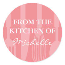 Coral From the kitchen of cooking utensils sticker