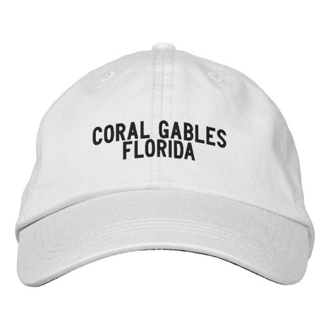 Coral Gables Florida Hat (Front)