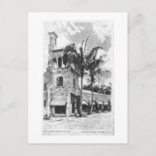 Coral Gables Florida Vintage Postcard Reproduction