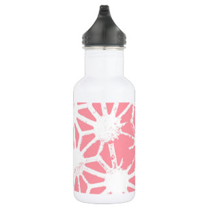 Coral geometric pattern 532 ml water bottle