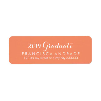 Coral Graduation 2014 Graduate Modern Calligraphy