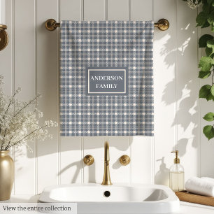 Coral Grey Towels Custom Name Elegant Bathroom