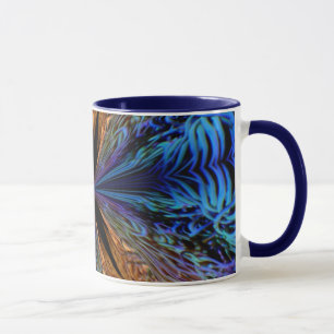 coral kaleidoscope Ceramic Mug