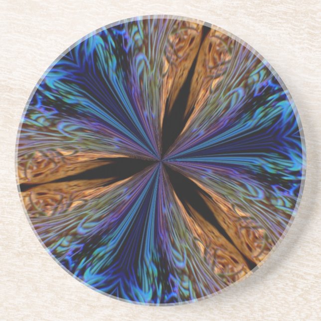 Coral Kaleidoscope Coaster (Front)