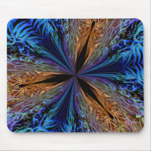 coral kaleidoscope mousepad. mouse mat