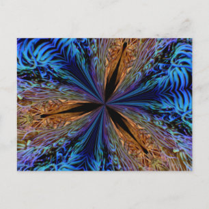 Coral Kaleidoscope Postcard