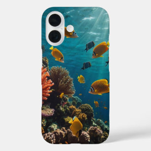 Coral Kingdom iPhone 16 Case