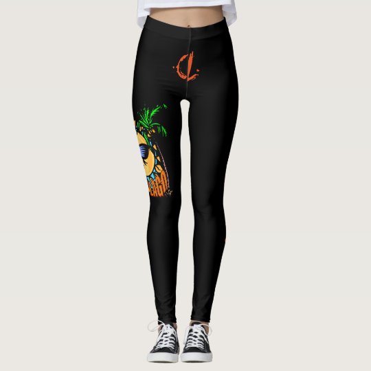 Coral Lago Spandex Leggings