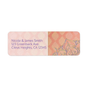 Coral Lavender Gold Moroccan Glam Indian Wedding