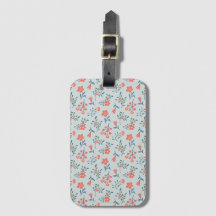 Coral Meadow Floral Pattern