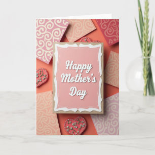 Coral Mothers Day Art Card