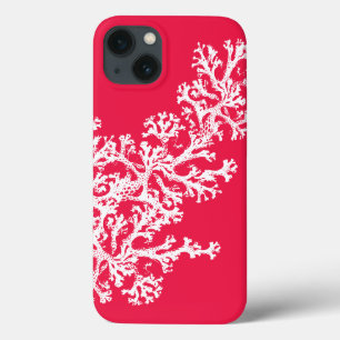 Coral Motif Case-Mate iPhone 13 Case