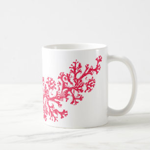 Coral Motif Coffee Mug