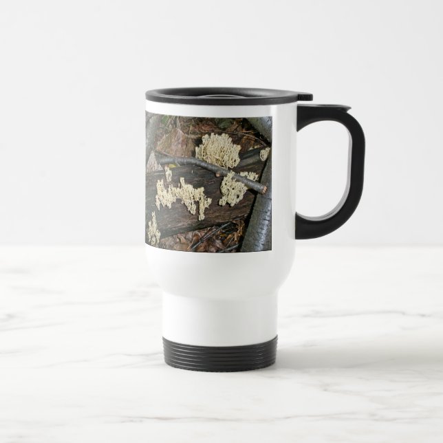 Coral Mushroom Coordinating Items Travel Mug (Right)