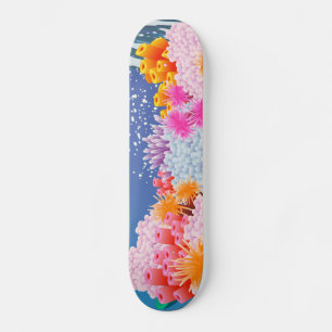 Coral Ocean Skateboard