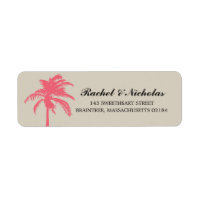 Coral Palm Tree | Return Address