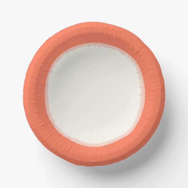 Coral Paper Plate (Front)