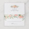 Coral Peach Cream Garden Floral Wedding