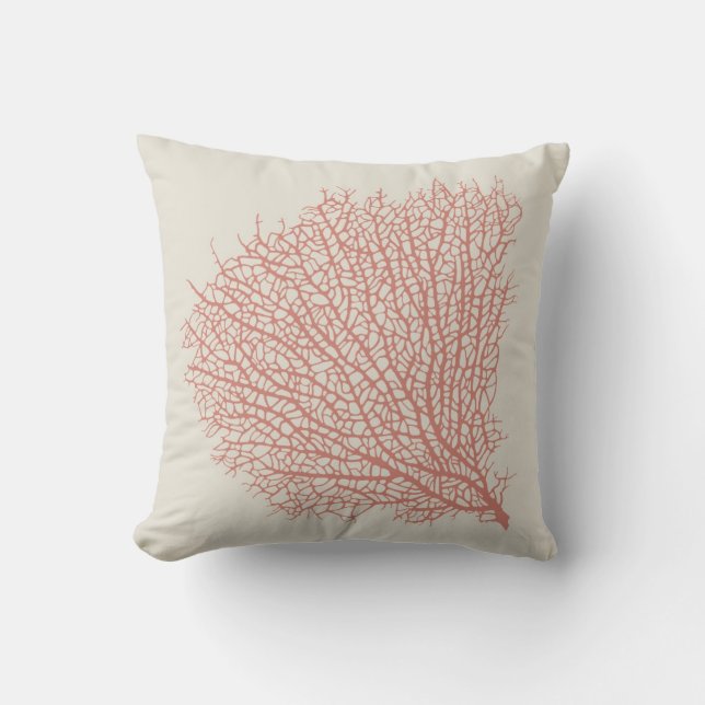 coral pillow (Front)