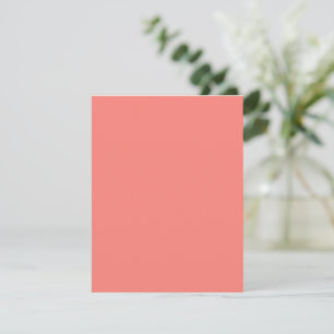 Coral Pink Card
