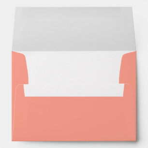 Coral Pink Flamingo 5x7 7x5 Envelope