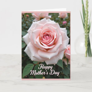 Coral Pink Flower Card