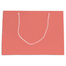 Coral Pink Large Gift Bag