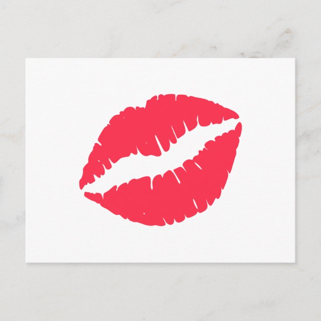 Coral Pink Postcard (Front)