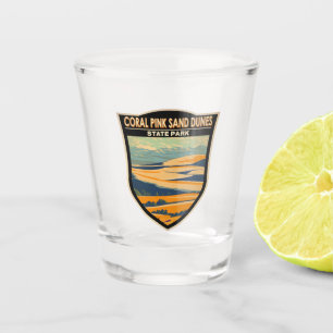 Coral Pink Sand Dunes State Park Utah Vintage Shot Glass