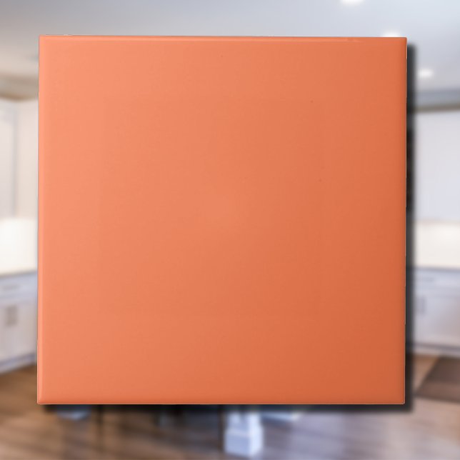 Coral Pink Solid Colour | Classic Elegant Tile (Creator Uploaded)