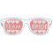 Coral pink Team bride bachelorette party shades