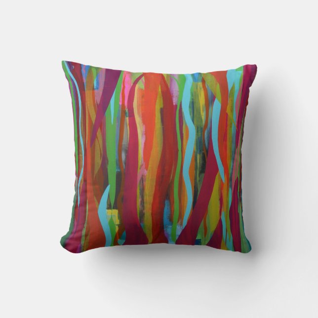 Coral Reef 16 x 16 Poly Throw Pillow (Front)