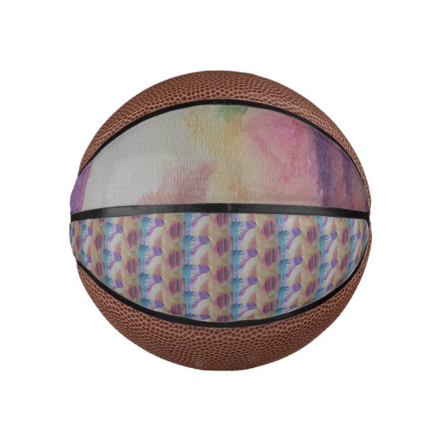 Coral Reef Abstract Art  Mini Basketball (Front)