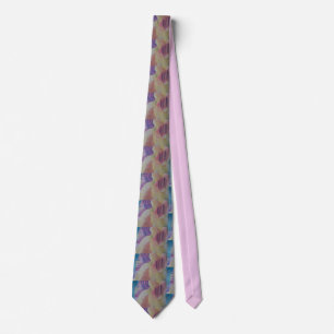 Coral Reef Abstract Art Tie